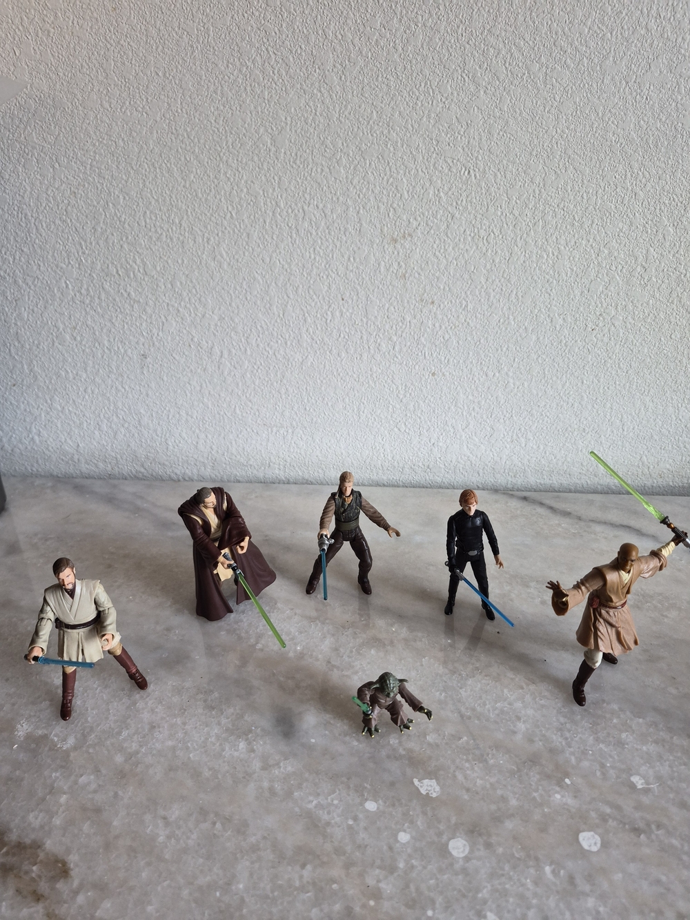 Kenner Star Wars OLD GUARD JEDIS 3.75in Collection Lot loose pre-owned